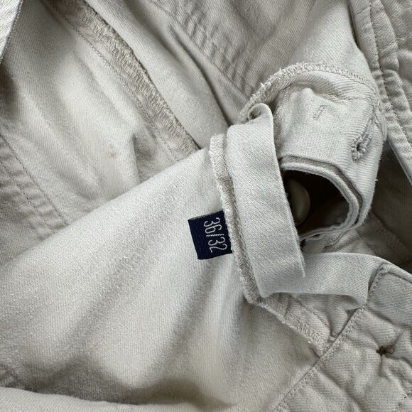 Vintage Polo Sport Ralph Lauren Pants Men’s‎ 36x32 Beige Straight Leg Baggy - Picture 15 of 16